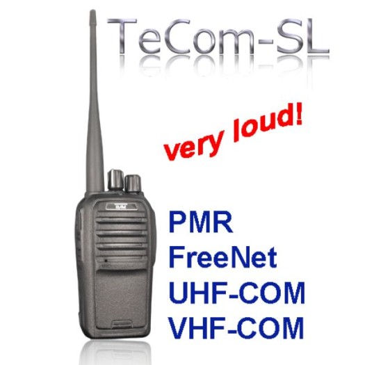 Team TeCom-SL - Prof. radio  UHF - 4 Watts - usage require authorization